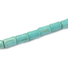 Howlith Perlen mini Walzen 6,2x4,3 mm Halbedelstein 62 Stück nenad-design E062