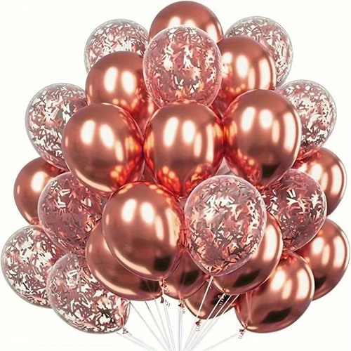 Metallic luftballons konfetti - luftballons,