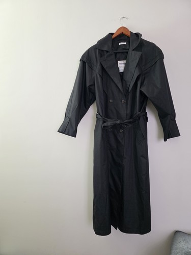Vintage 90s slick trench - vintage,