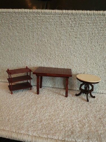 Vintage puppenstube holzmöbel - vintage,