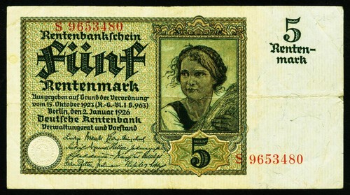 Deutschland rentenmark - 5,
