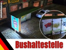 Bushaltestelle 87 bausatz - bushaltestelle, 1:87