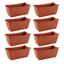 8x Pflanzschale Eckig aus