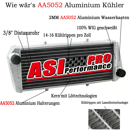 Reihe kühler alu 40mm - reihe,