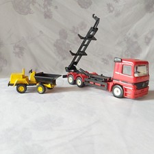 Siku 3436 Mercedes Actros 2631 Silo LKW Rot ⚠️+ 848 Gele Frontkipper Gelb 2000's