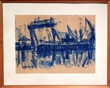 Handzeichnung "Hamburger