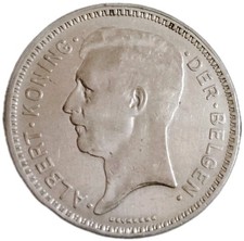 Belgien 20 Francs 1934 Silber