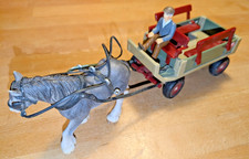 Schleich Kutsche Pferdewagen mit Pferd und Kutscher