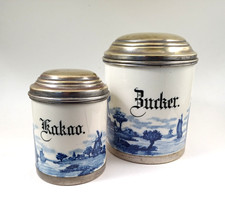 2 Vorratsdosen Zucker & Kakao