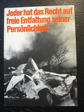 Kunstpostkarte klaus staeck - -,