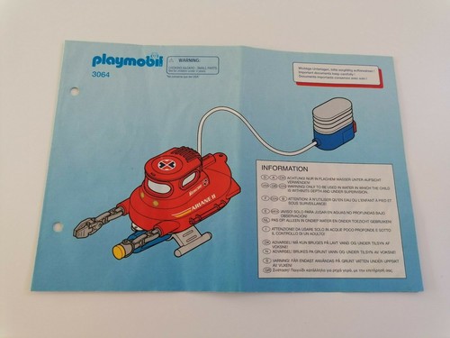 Playmobil 3064 nur bauplan - 3064,