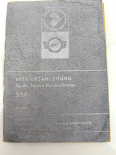 Betriebsanleitung Reparatur Handbuch Simson S 50 1 Ausgabe 1974 SEHR SELTEN S50