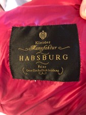 Damen Daunensteppmantel grün mit pink