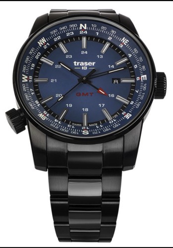 Traser p68 pathfinder gmt blue - traser,