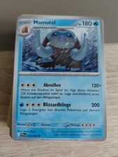 Pokémon Karte Mamutel