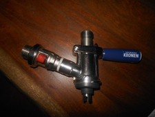 KEG-Verschluss für Korbfitting, KEG-Zapfkopf, KEG-Fassanschluss,  ungebraucht