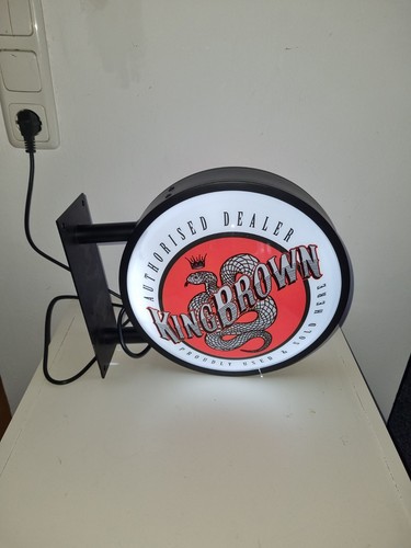King brown pomade werbeschild - brown,