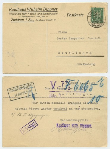 118050 postkarte kaufhaus - -,