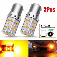 2x Canbus 7507 144SMD BAU15S PY21W LED Blinker Birnen 12V Bernstein/Gelb DE NEU