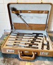 Solingen Rosenbaum - Besteckset - 22 Teile- Steakbesteck/Grillbesteck im Koffer