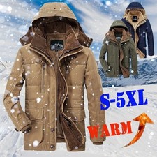 Herren Neu Winter Military