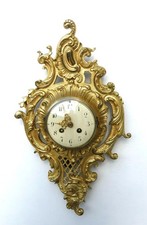 Wanduhr, Bronze Cartelluhr