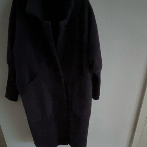 Dunkel violetter oversize - dunkel,