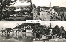 Steyr Enns Oberoesterreich Stadtplatz Werndl Denkmal 