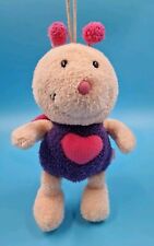 NICI Lillebi Steinbeck Käfer mit Herz & Flügeln Plüsch Anhänger 17 cm Stofftier