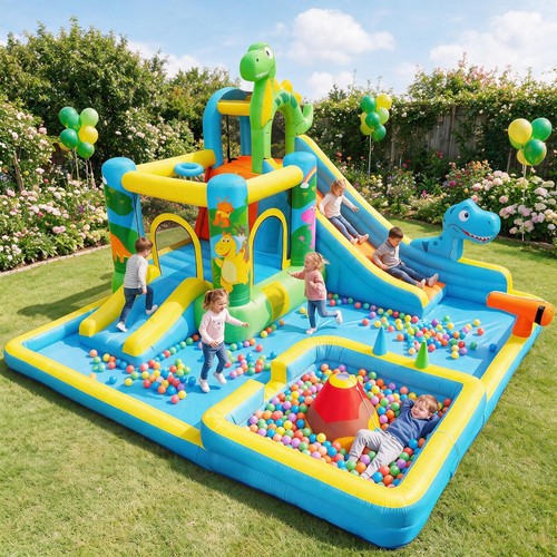 Xxl hüpfburg outdoor mit - hüpfburg,