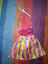 🎠BARBIE MATTEL kleid bunt