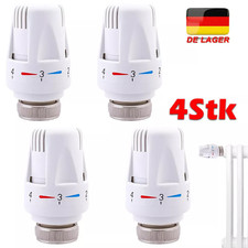 4x Thermostatkopf Heizkörper