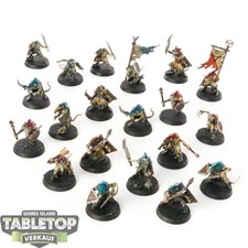Skaven - 20x Clanrats - bemalt