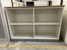 Assmann Aktenregal 2 Orderhöhen mit 4 Fächern 120cm Buche weiß