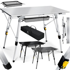 KESSER® Campingtisch faltbar Klapptisch Alu Aufrollbare Gartentisch Falttisch