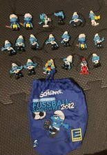 19 Edeka Schlümpfe Fußball Schlumpf 2012 Peyo mit Beutel