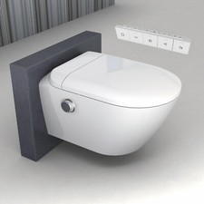 Dusch WC Komplettanlage Spülrandlos Bidet Toilette elektrisch Sitzheizung T640P