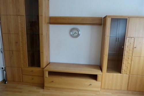 Wohnwand erle vollholz - wohnwand,