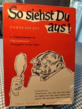 Erstausgabe: So siehst du aus! 53 Orginalzeichnungen von Olaf Gulbransson 1955