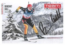 Benedikt Doll - Biathlon - Team Madshus - Autogrammkarte