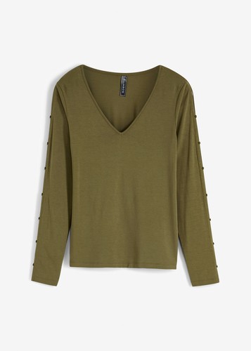 Langarm shirt mit cut - langarm-shirt, outs