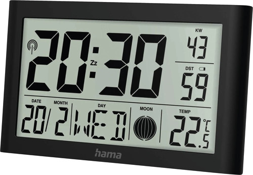 Hama wanduhr digital funkuhr - wanduhr,