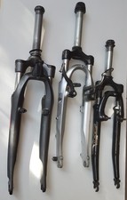 28 Zoll Federgabeln 3 Stück für Trekking Fahrrad/Ebike Ersatzteile Konvolut