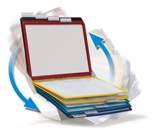 Durable Tisch- / Wandhalter