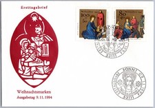 Bund FDC Bonn 1994 Weihnachten