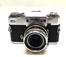 Kamera Zeiss Ikon( Voigtländer Icarex 35 S mit objektiv Tessar 1:2,8 50 mm 3988)