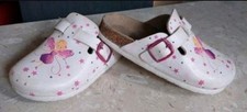 BJÖRNDAL*Mädchen coole Clogs /Schlapper / Pantoffel- Farbe weiß Gr. 26