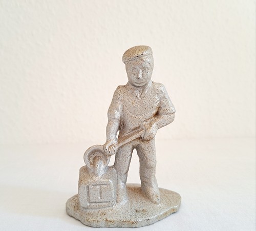 Alte gusseisen figur - alte,