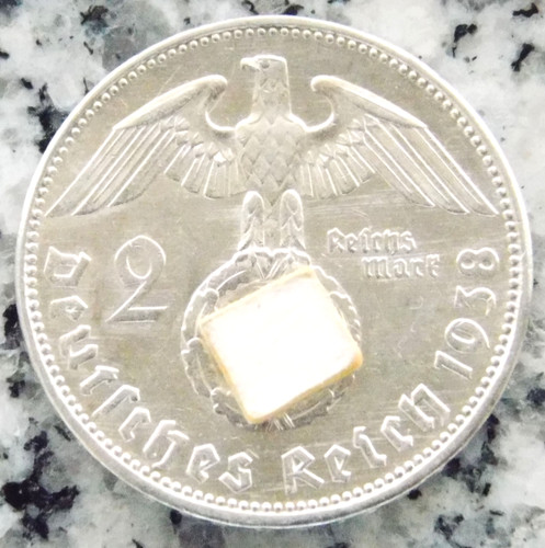 Silbermünze reichsmark 1938 - silbermünze,