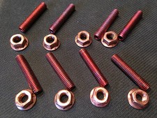 Opel C20XE, X20XEV, C20NE, X18XE Krümmer Bolzen hochfest 10.9 & Kupfermutter M8